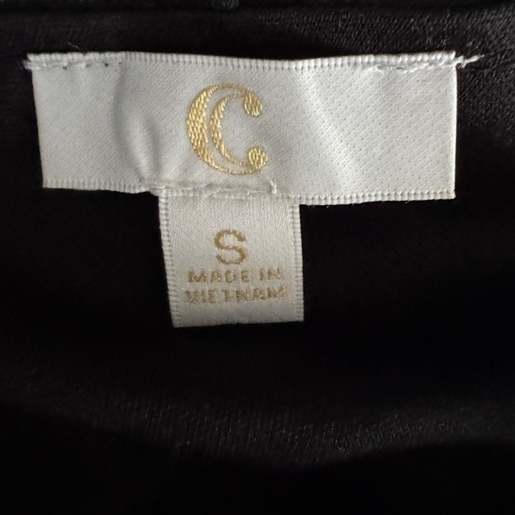 Charming Charlie Black Sparkle Top Blouse - Picture 6 of 7